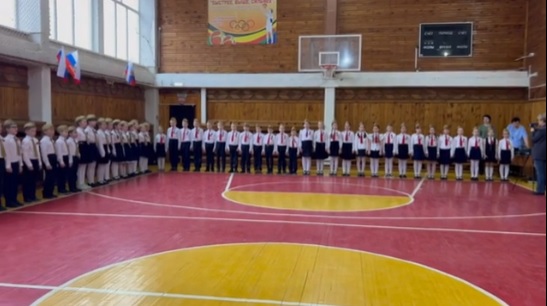 СМОТР СТРОЯ И ПЕСНИ, 2 класс.